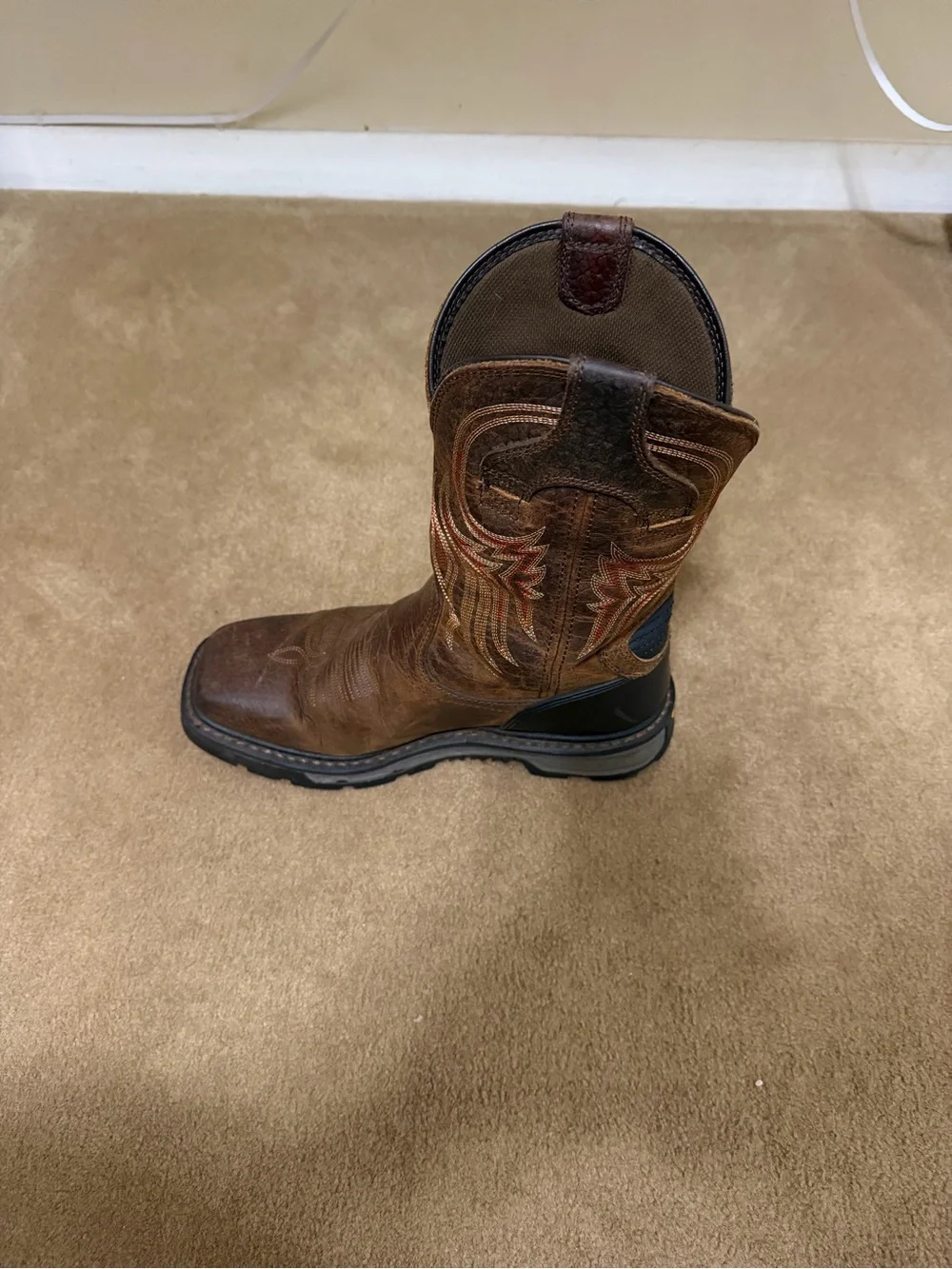 Men’s Justin soft toe boots